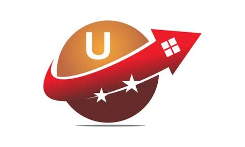 Real Estate Solution Initial U Stock-Illustration