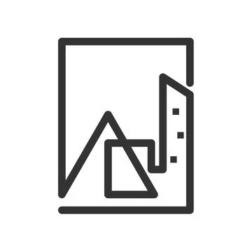 Real estate solution logo template Icon Illustration Brand Identity. Isolat.. Ilustración de archivo