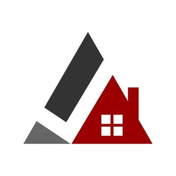 Real estate solution logo template Icon Illustration Brand Identity. Isolat.. Ilustración de archivo