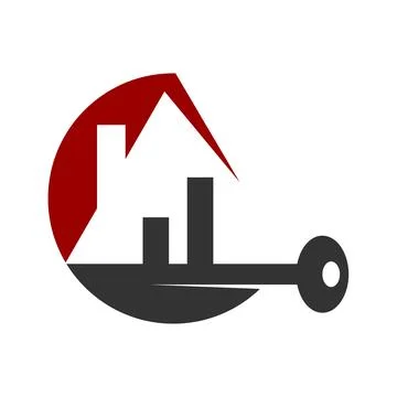 Real estate solution logo template Icon Illustration Brand Identity. Isolat.. Ilustración de archivo