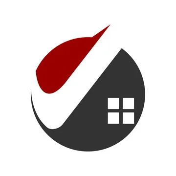 Real estate solution logo template Icon Illustration Brand Identity. Isolat.. Ilustración de archivo