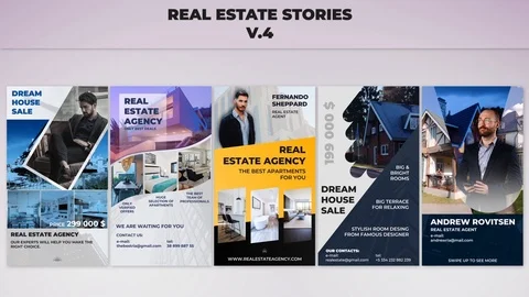 Real Estate Stories v.4 Stock After Effects
