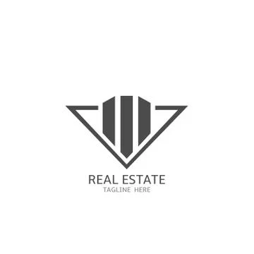 Real estate template Stock Illustration