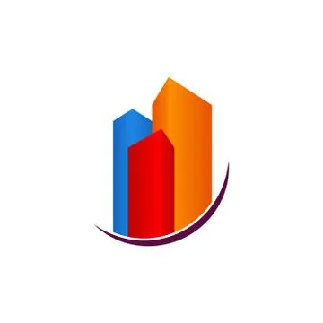 Real estate vector design template illustration Stock Illustration