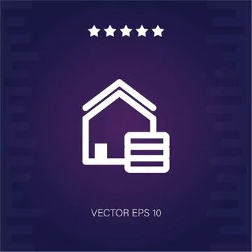 Real estate vector icon Stock Illustration