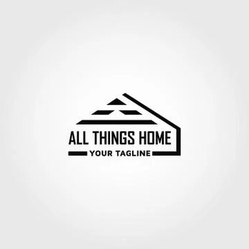 Real estate Vector logo design Stock Illustration