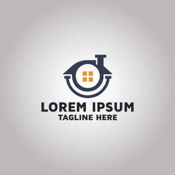 Real estate Vector logo design idea Stock Illustration