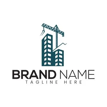 Real Estate Vector Logo Design Template. Real Estate Logo Design Stock Illustration