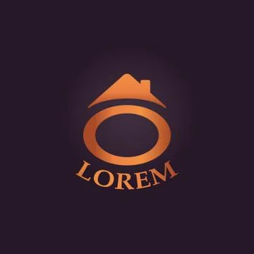 Real estate vector logo Stock Illustration