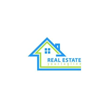 Real estate. Vector logo template Stock Illustration