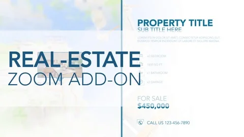 Real-Estate Zoom Add-On - After Effects Template Stock After Effects