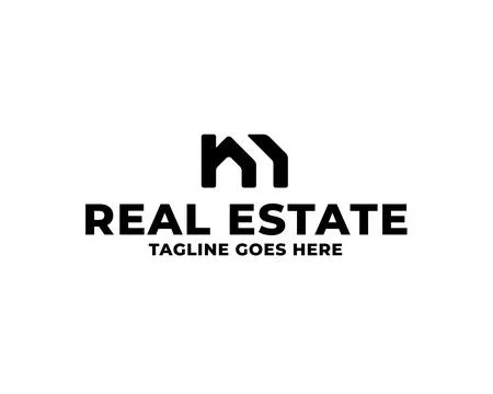 Real Estates House Logo Stock Illustration