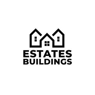 Real Estates Logo Illustrazione stock