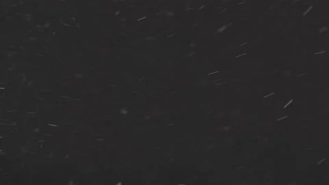 Real falling snow isolated on black background in 8K, ProRes 422, ungraded C-LOG Stock Footage 148465542