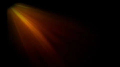 Real Filmed Sun Rays Overlay with Haze Isolated on Black Background in Slow Stock Footage 342003683