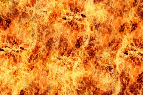 Real fire flame texture background Stock Illustration