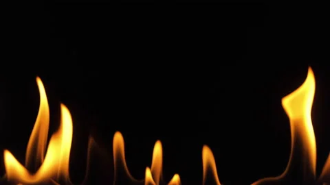 Real fire flames on black background suitable for post production 스톡 동영상 171657948