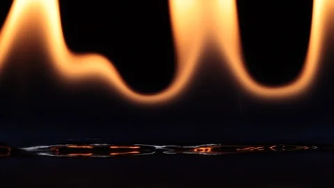Real Fire Flames Video stock 120775541