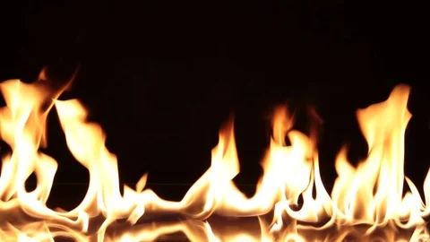 Real Fire Flames Stock Footage 120776523