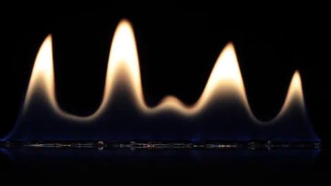 Real Fire Flames Stock Footage 121393531