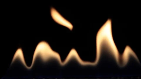 Real Fire Flames Vídeo Stock 121393538