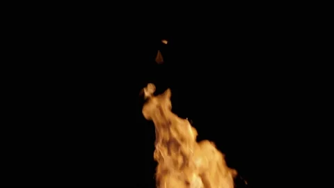 Real Fire Flames Perfect for composite the flames over your own footage. Vidéo 113263486