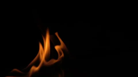 Real fire flaming background. Stock Footage 95191930
