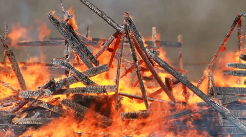 Real Fire. Stock Footage 37618432