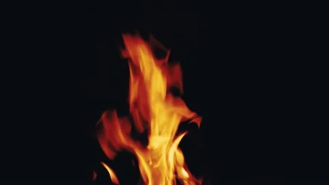 Real Fire Stock Footage 146071165