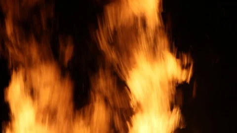 Real Fire Footage Stock Footage 122306440