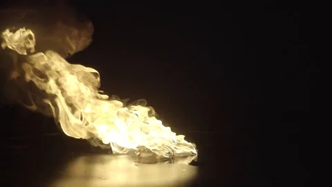 Real Fire ignition for vfx compositing S-log T005 Vidéo 76201547