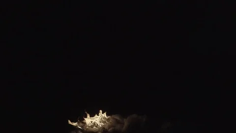 Real Fire ignition for vfx compositing S-log T018 Vidéo 76206162