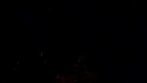 Real fire particles Stock Footage 89903634