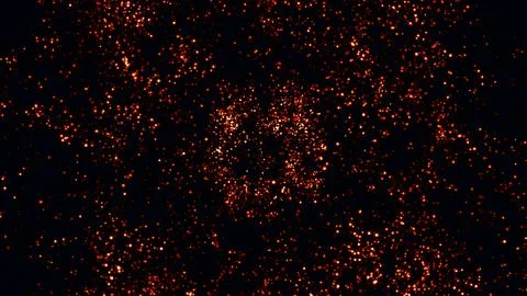 Real fire particles image Stock Illustration