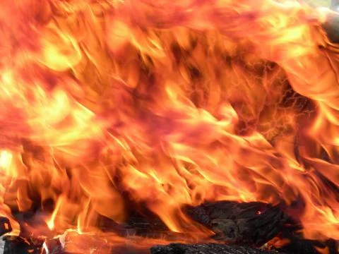 Real fire Stock Photos