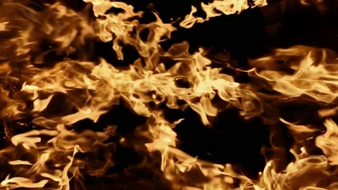 Real fire shot with high speed camera in 4K. Stock Footage 113263773