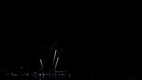 Real fireworks exploding celebration fra... | Stock Video | Pond5