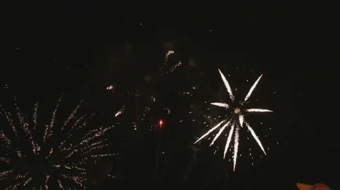 Real fireworks Stock-Footage 5163268