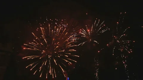 Real fireworks Stock-Footage 5163280