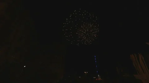 Real fireworks Stock-Footage 5163436