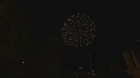 Real fireworks Stock-Footage 5163443