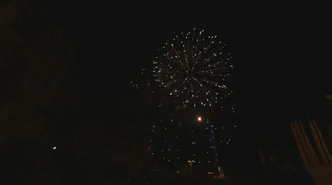 Real fireworks Stock-Footage 5163447