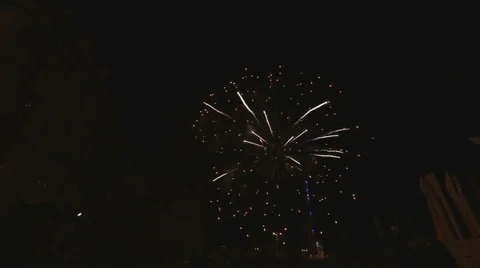 Real fireworks Stock-Footage 5163454