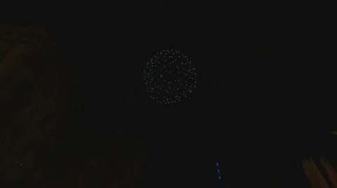 Real fireworks Stock-Footage 5164083