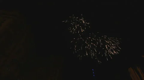 Real fireworks Stock-Footage 5164097