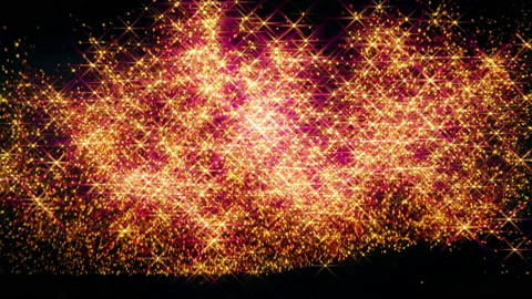 Real gold particles flying in wind on bl... | Stock Video | Pond5