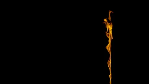 Real Ground Fire Burning with Flames and Smoke – Cinematic Fire Background 스톡 동영상 343549869