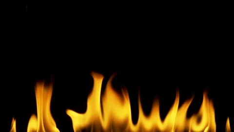 Real Ground Fire Burning with Flames and Smoke – Cinematic Fire Background 스톡 동영상 343552339