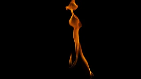 Real Ground Fire Burning with Flames and Smoke – Cinematic Fire Background 스톡 동영상 343554244