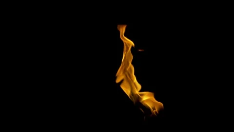 Real Ground Fire Burning with Flames and Smoke – Cinematic Fire Background Vidéo 343554337